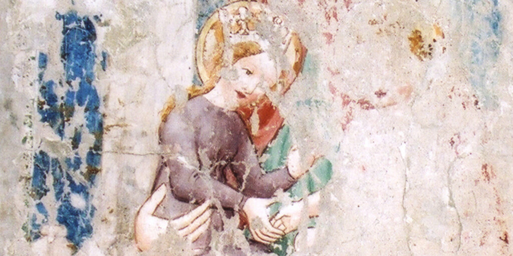Mojster Bolfgang, Sv. Ana Samotretja (detajl), 1453