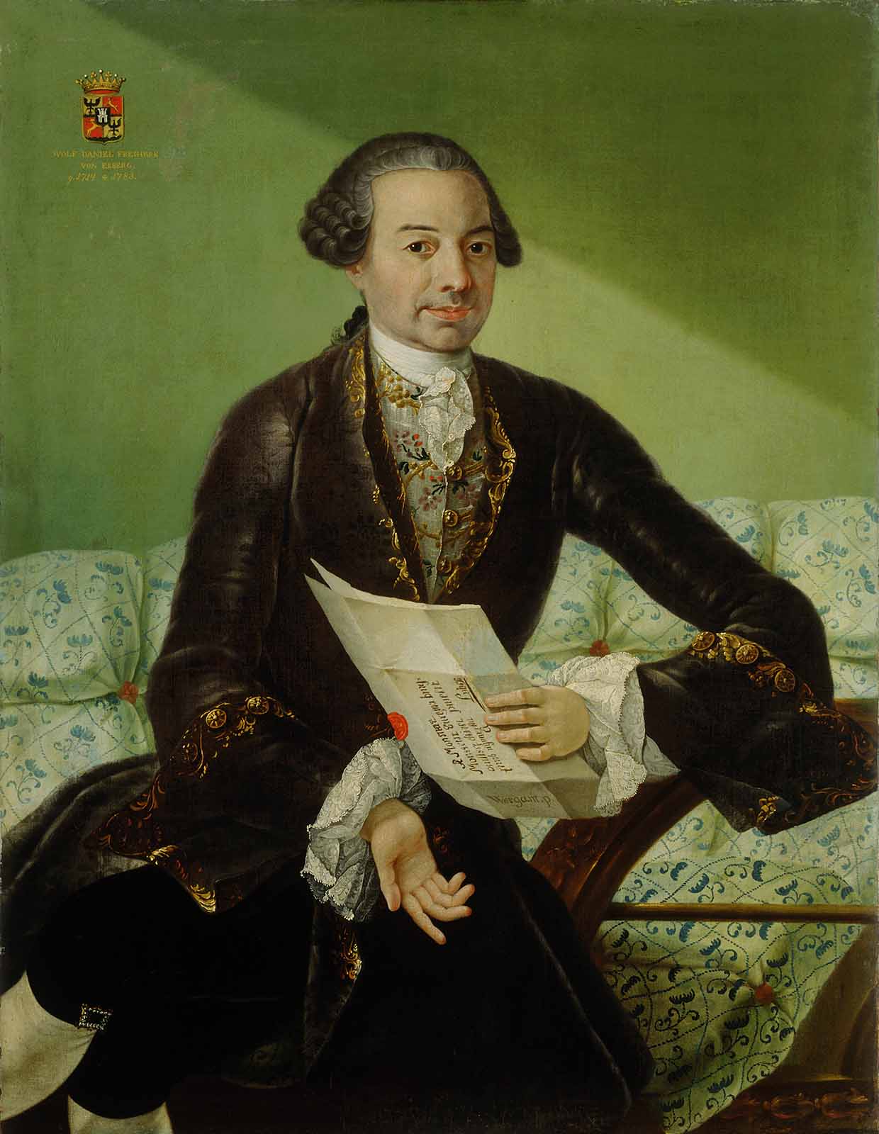 Volbenk Danijel baron Erberg, (1761), olje, platno, 110 x 85 cm