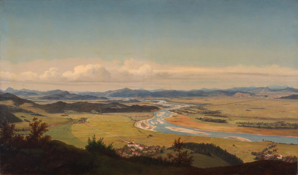 Marko Pernhart, Panorama s Šmarne gore I (pogled proti Ljubljani)