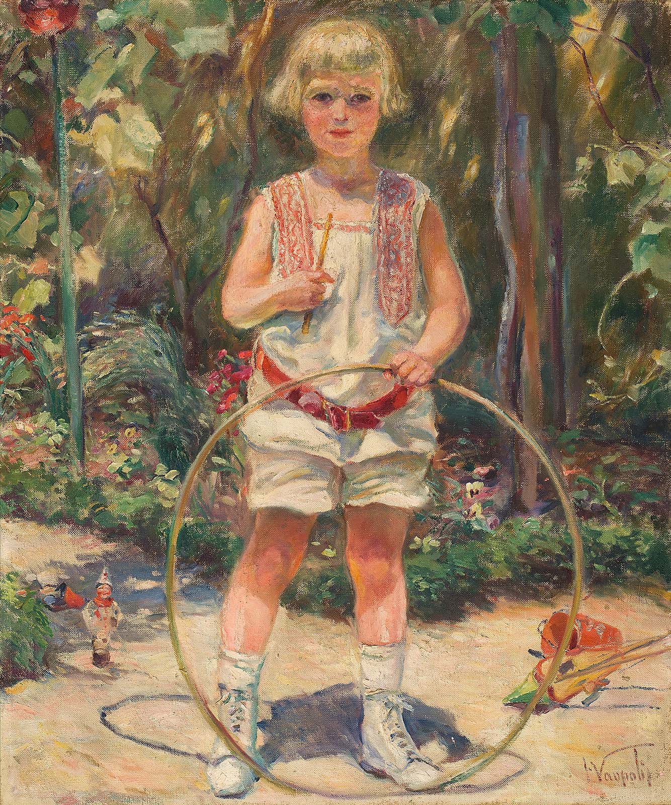 Boy with a Hoop (Borut Žerjav), 1922