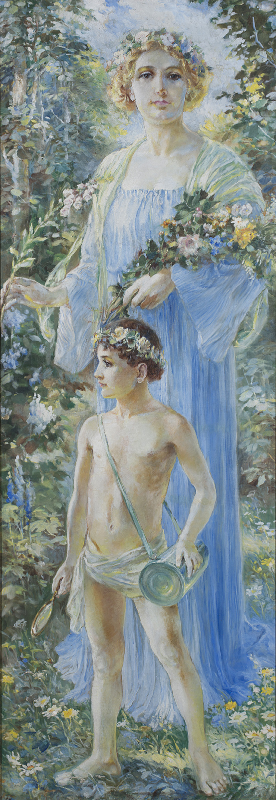 Lajči Pandur, Pri napajanju, (ok. 1949)