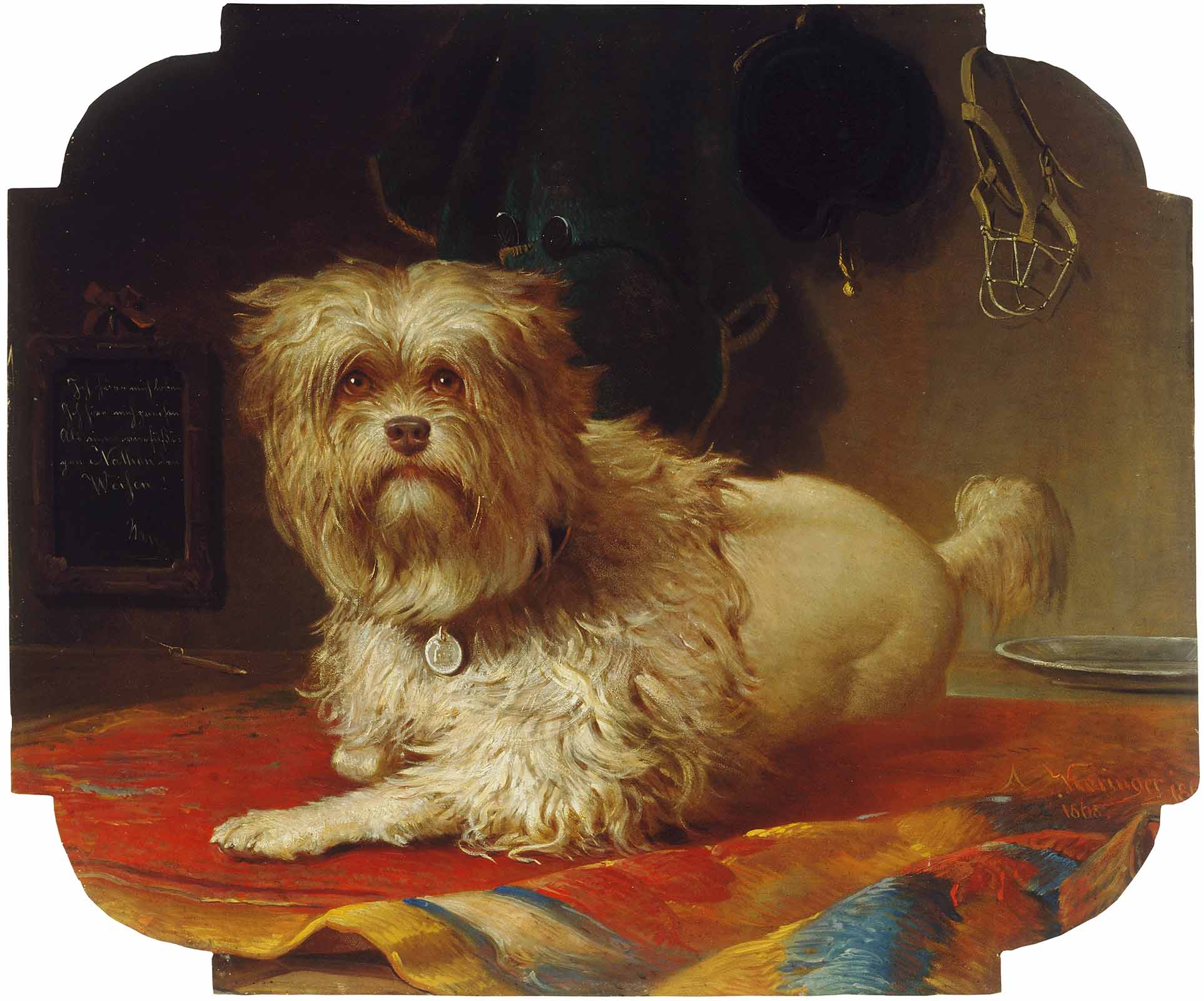 Pes, 1868, olje, lepenka, 58,2 x 68,8 cm