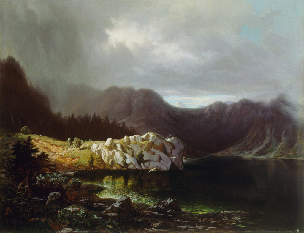 Anton Karinger, Klanško jezero
