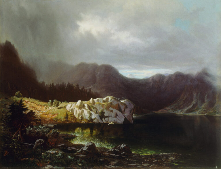Anton Karinger, Klanško jezero