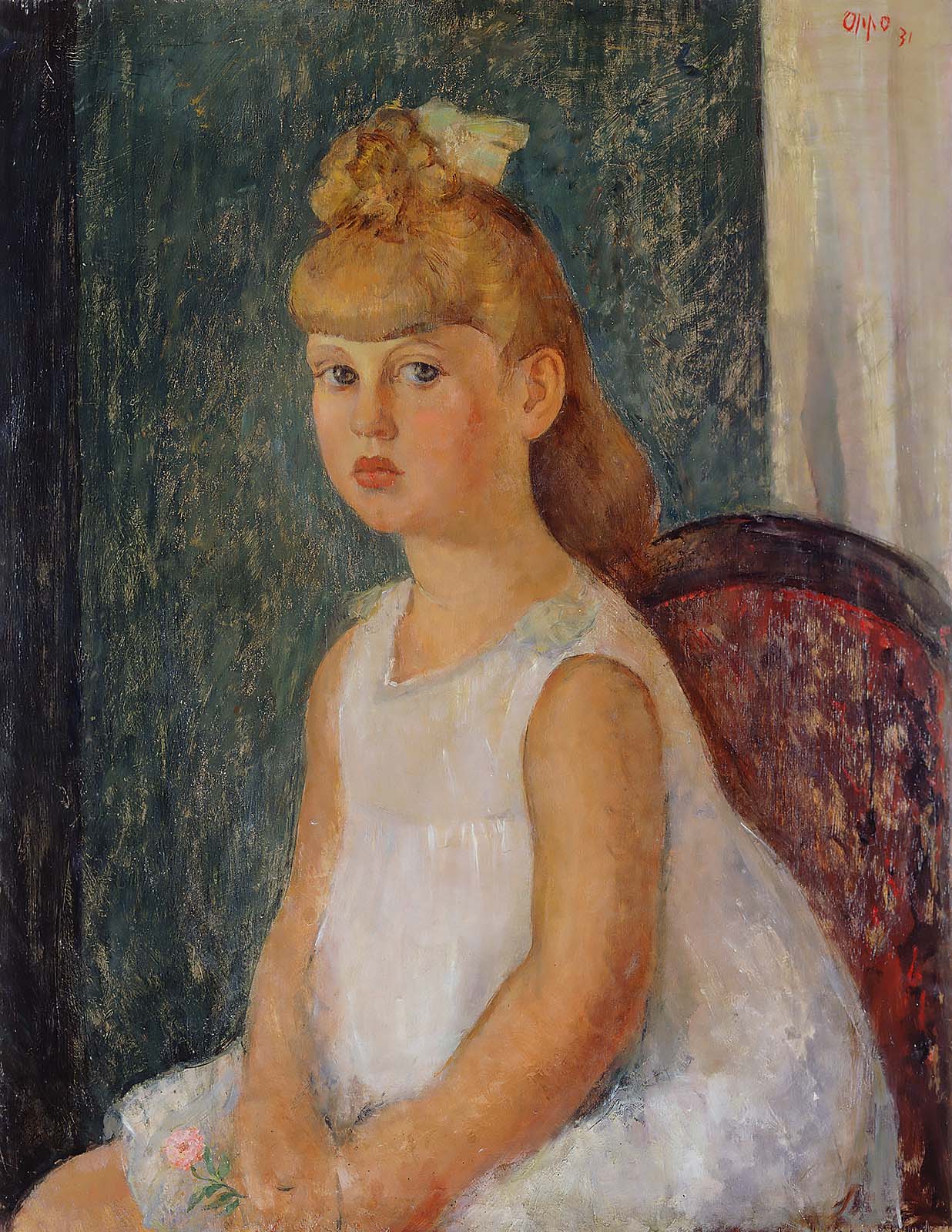 Cipriano Efisio Oppo - Portrait of the Artist’s Daughter Eugenia, 1931