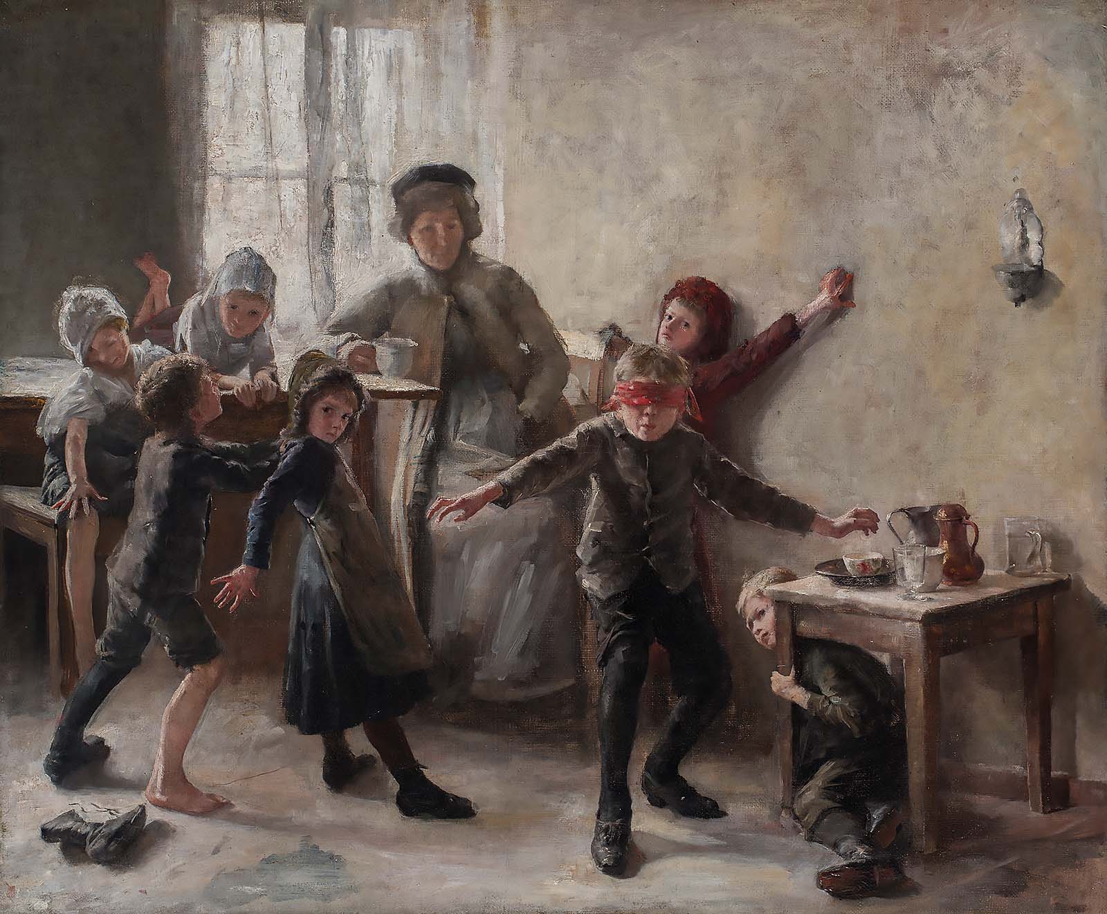 Ferdo vesel - Blind Man’s Buff, 1891