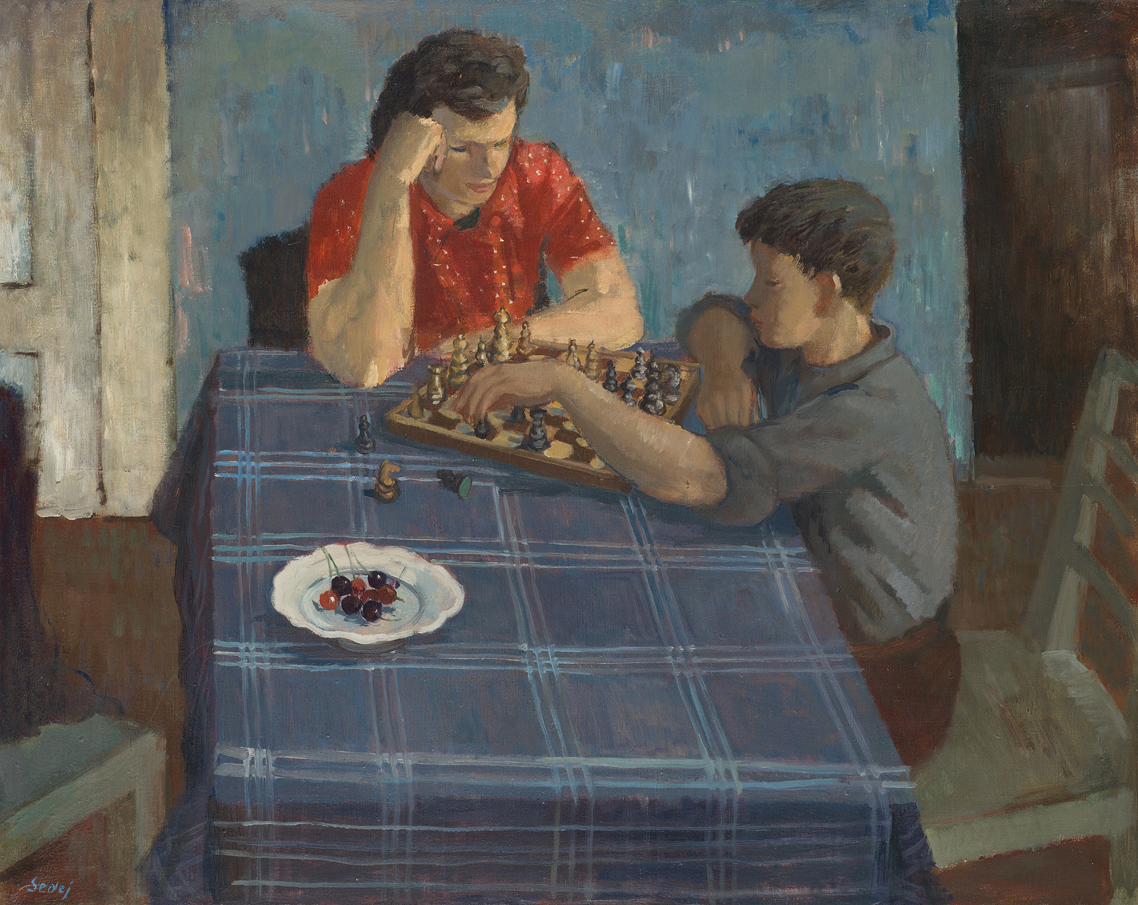 Janez Boljka, Žalostna družina, (1958)