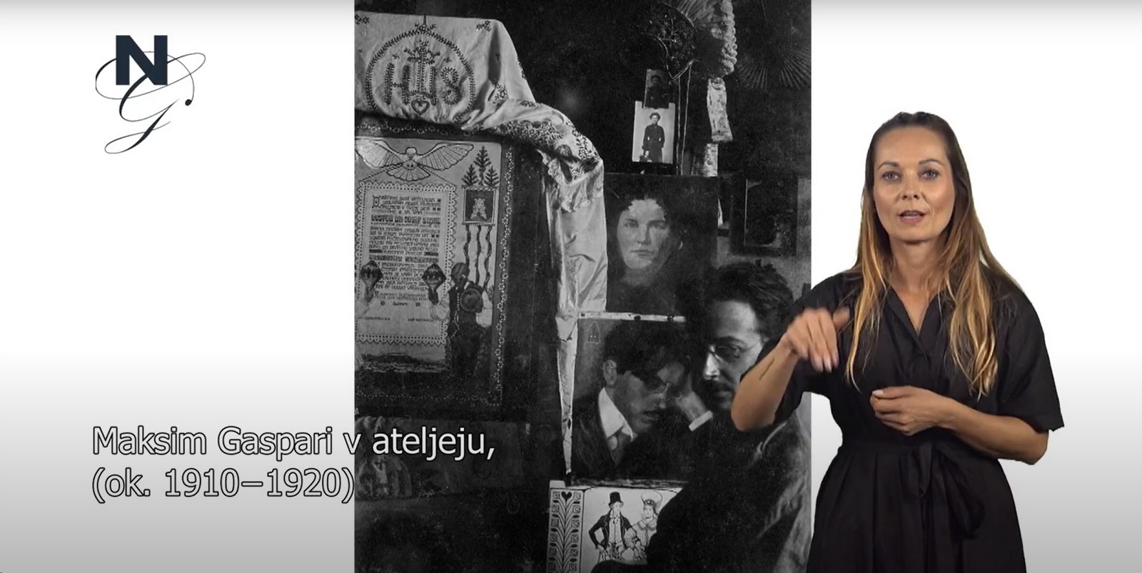 Razlage umetnin v slovenskem znakovnem jeziku (YouTube)