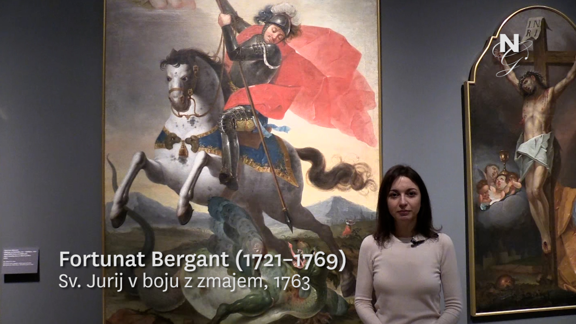 Fortunat Bergant (1721-1769) - Sv. Jurij (video, Slovene only)