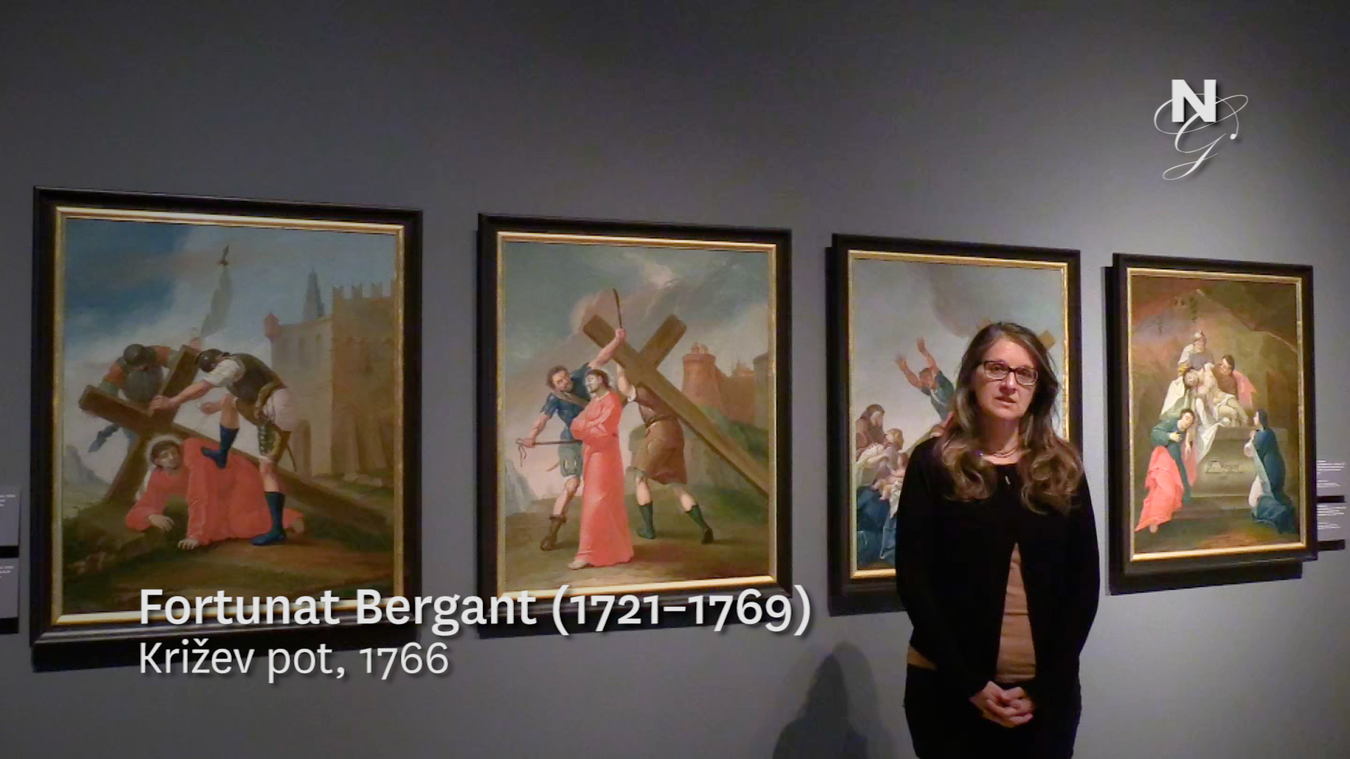 Za maturante: Fortunat Bergant (1721-1769) - Križev pot, 1766 (video, Slovene only)