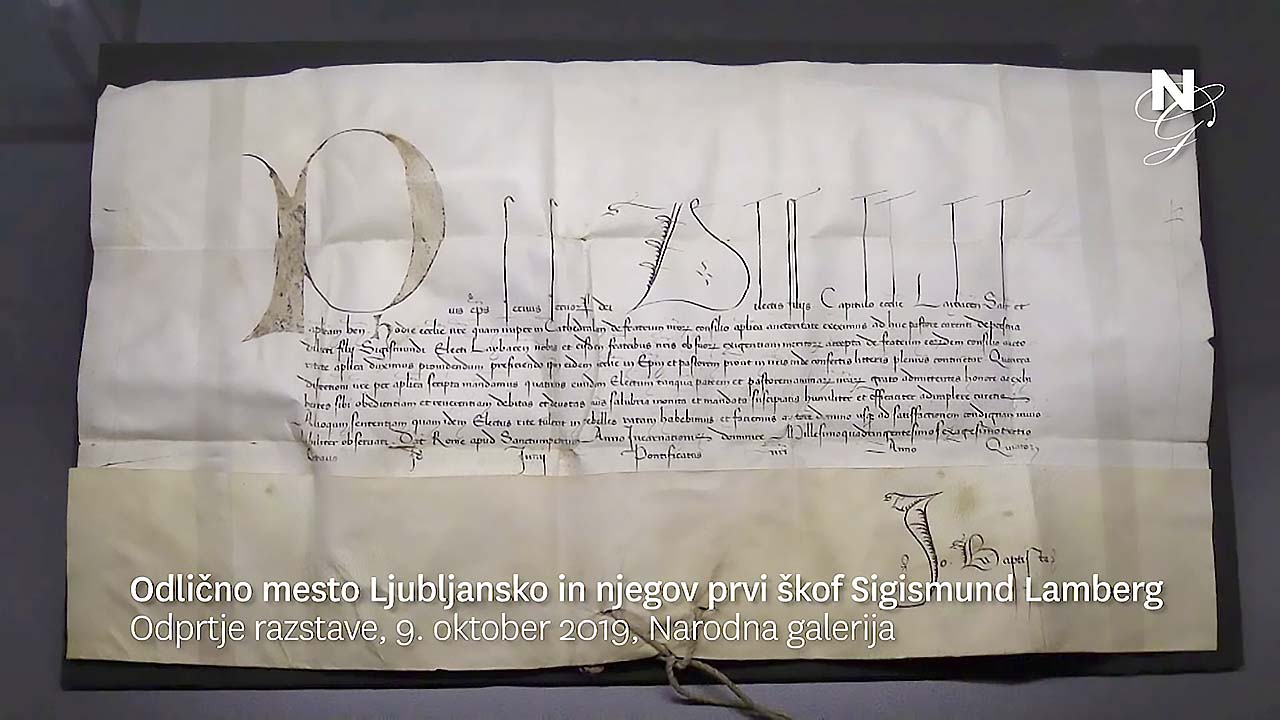 Odprtje razstave (video)