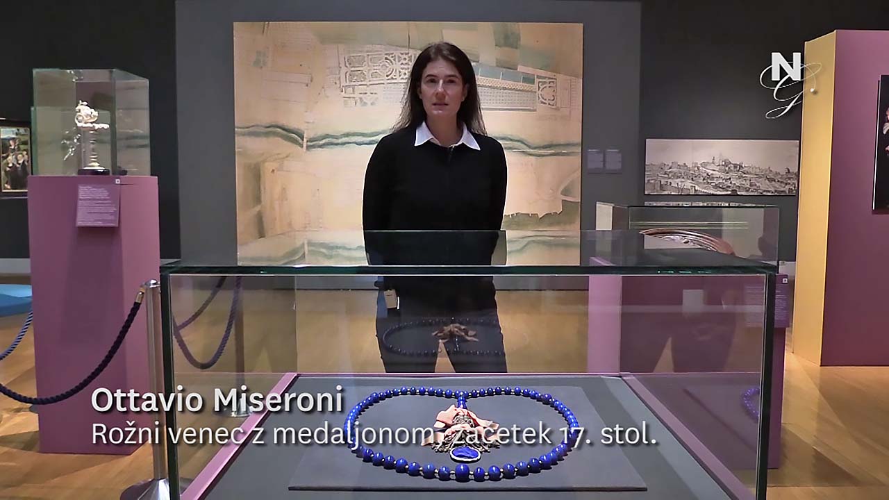 Ottavio Miseroni: Rožni venec z medaljonom (video), Alenka Simončič