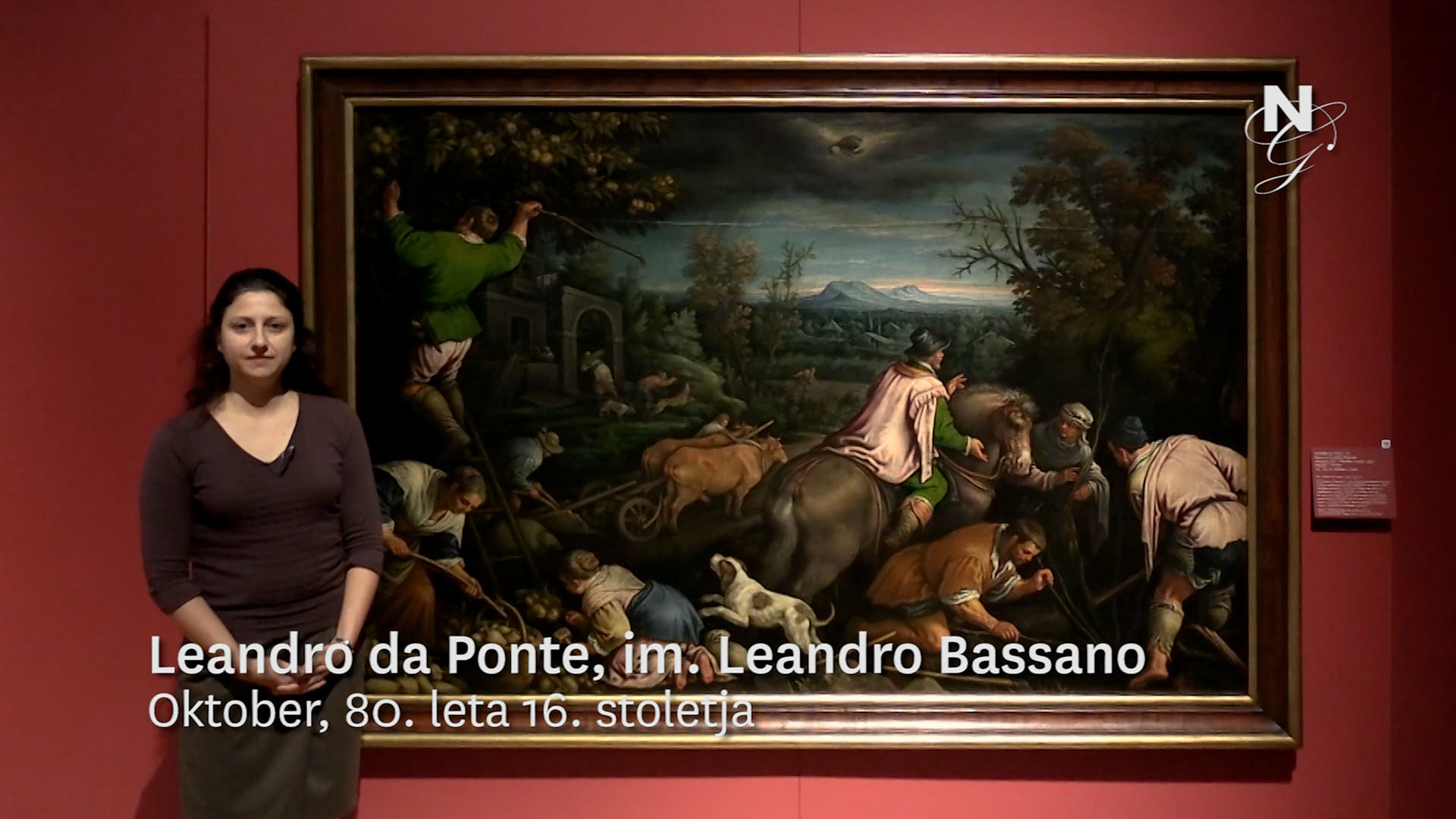 Leandro da Ponte, im. Leandro Bassano: Oktober (video), Nataša Braunsberger