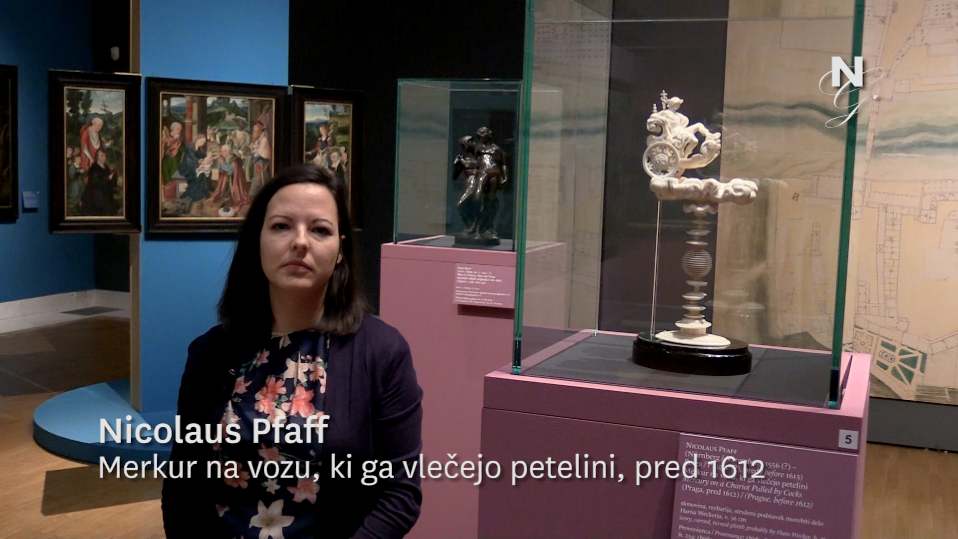 Nicolaus Pfaff: Merkur na vozu, ki ga vlečejo petelini (video), Katra Meke