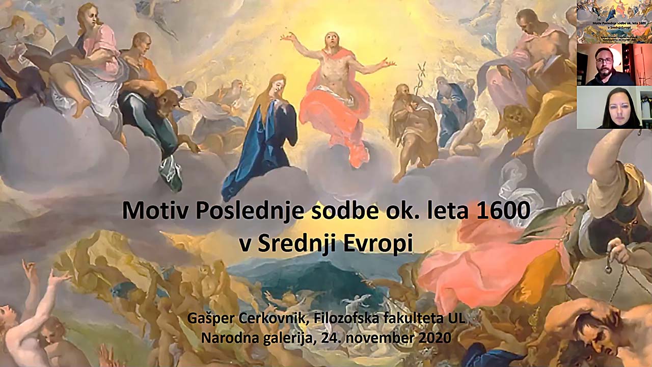 Motiv Poslednje sodbe ok. leta 1600 v Srednji Evropi - spletno predavanje dr. Gašperja Cerkovnika (video)