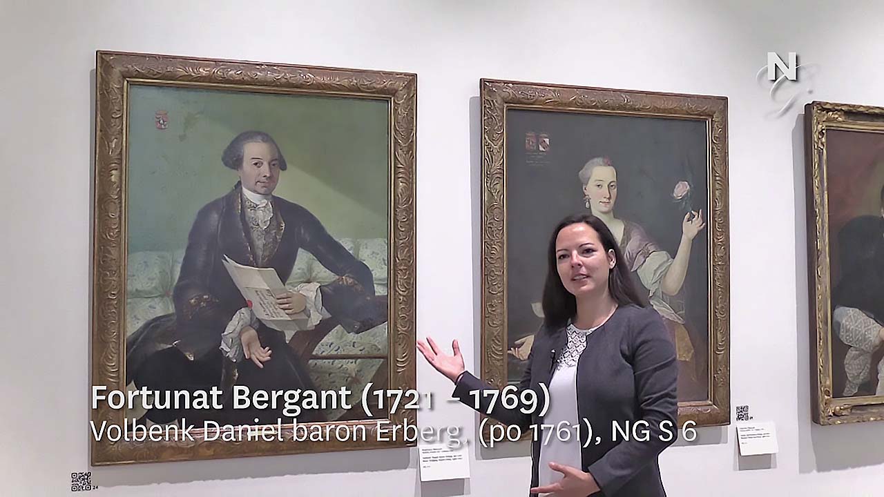 Fortunat Bergant − Volbenk Daniel baron Erberg (video)
